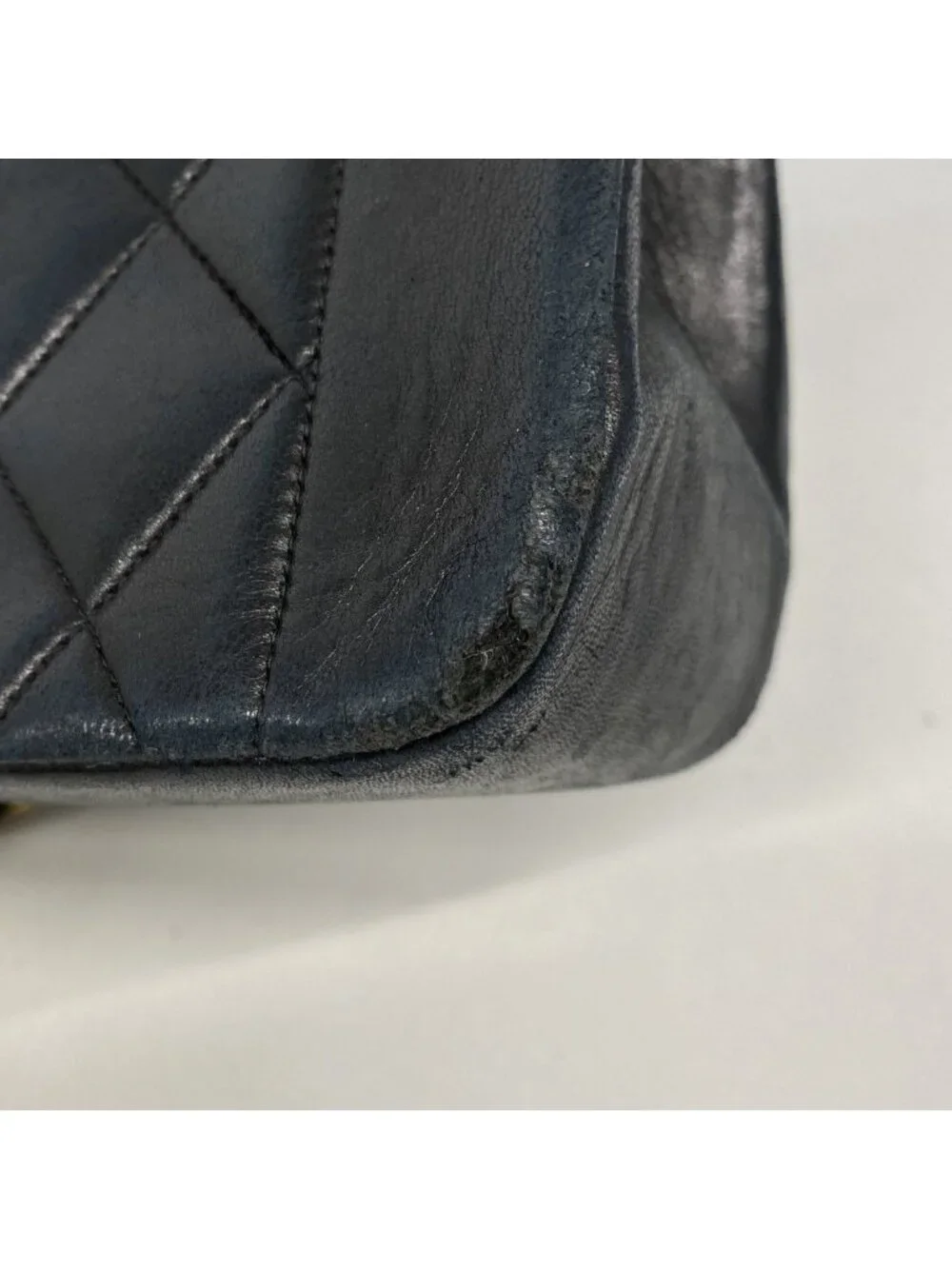 Chanel Shoulder Bag Diana Lambskin Black Gold
